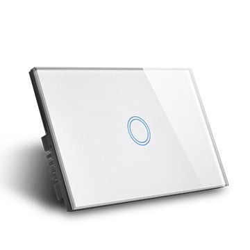 Touch Switch with Glass Panel - Available in White and Black